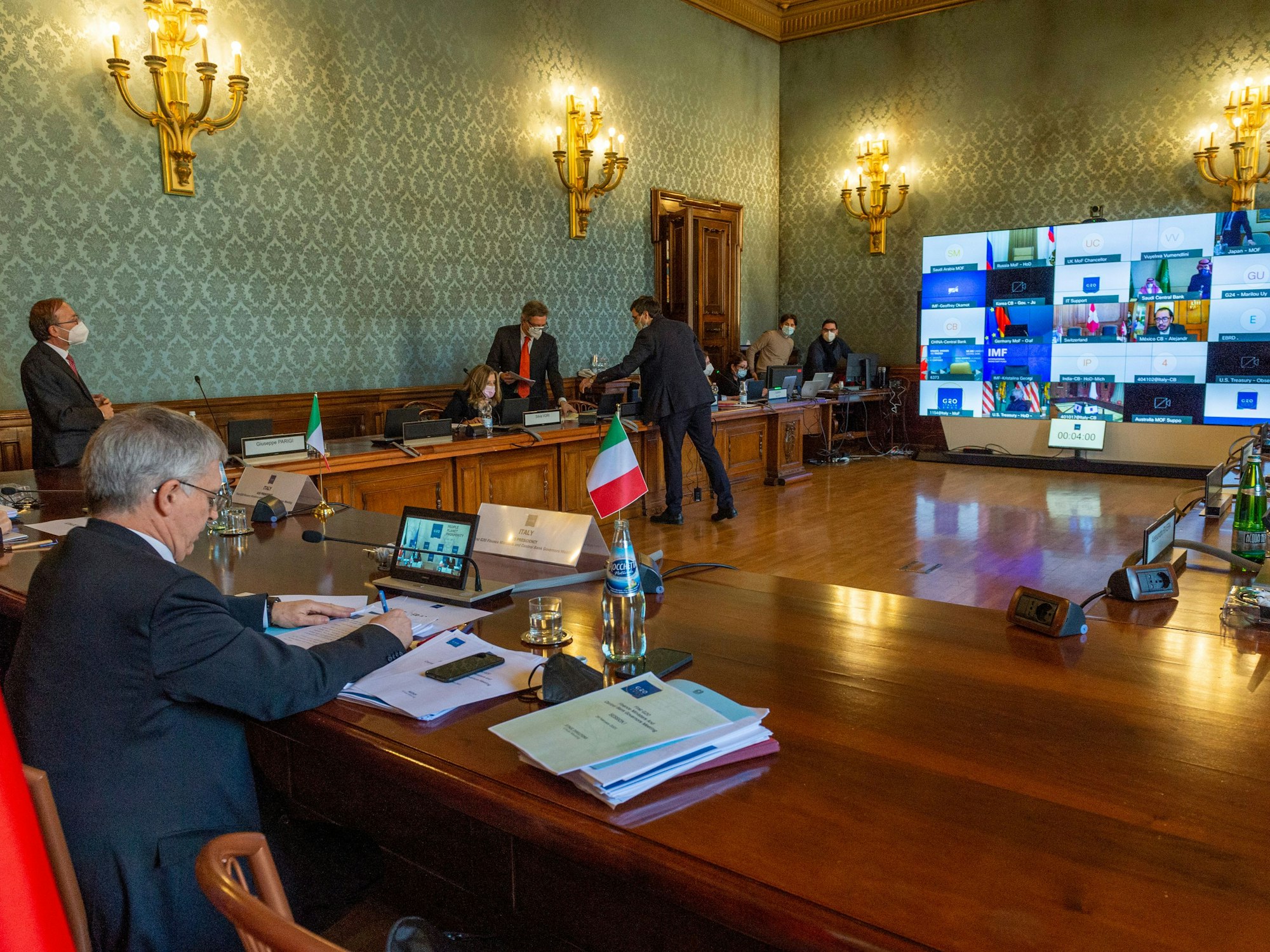 Unser Archivfoto zeigt ein Büro in einem Ministerium in Italien.