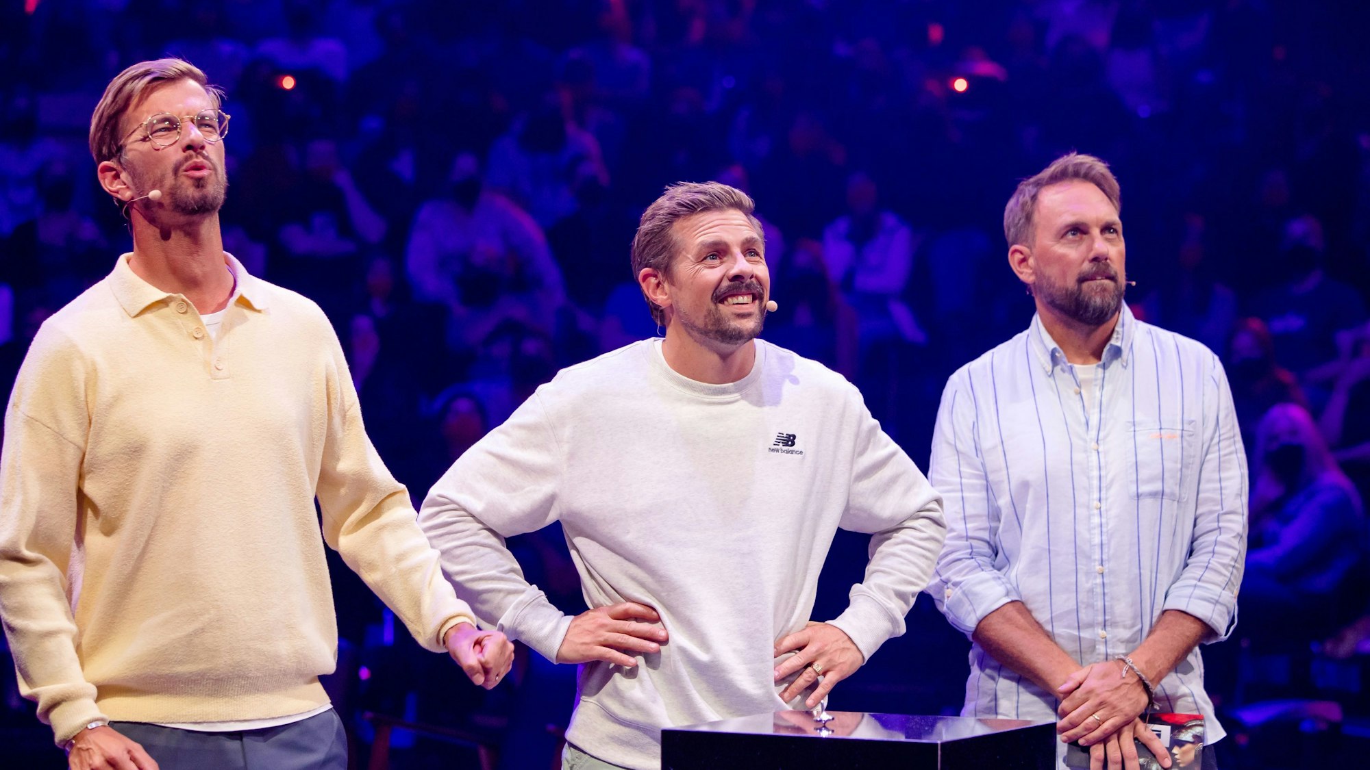 ProSieben-Moderatoren Joko (l.) und Klaas (M.).