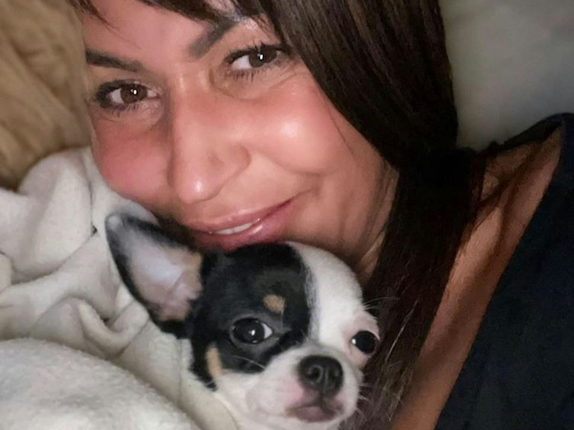 Jasmin Herren und ihre Hündin Tia