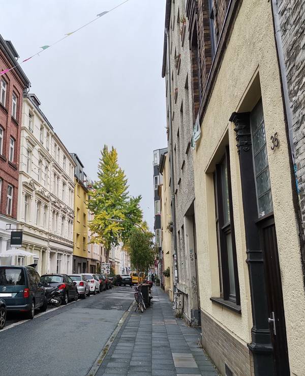 Das Ordnungsamt ist am 18. Oktober in der Körnerstraße in Köln-Ehrenfeld einmarschiert und hat dort grüne Zettel verteilt.