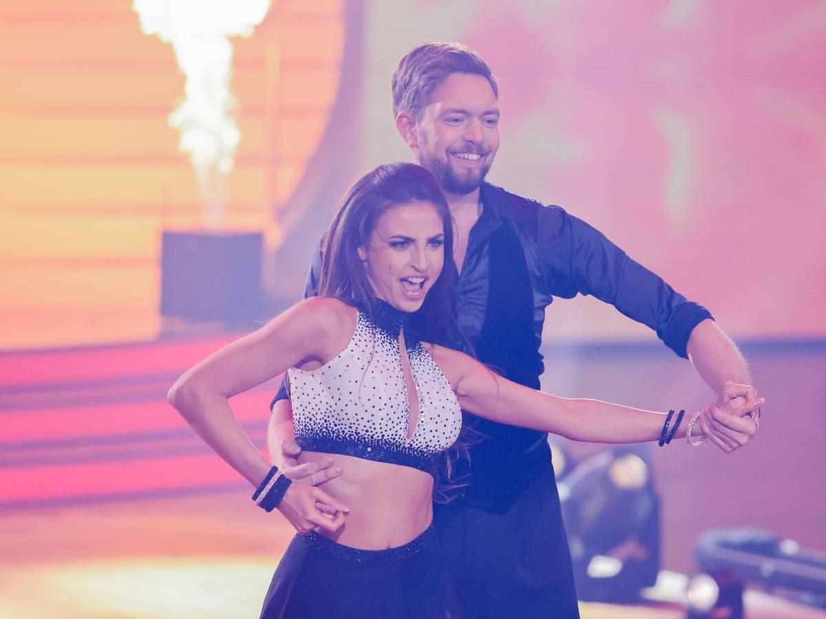 Bastian Bielendorfer und Ekaterina Leonova tanzen in der RTL-Tanzshow „Let’s Dance“.