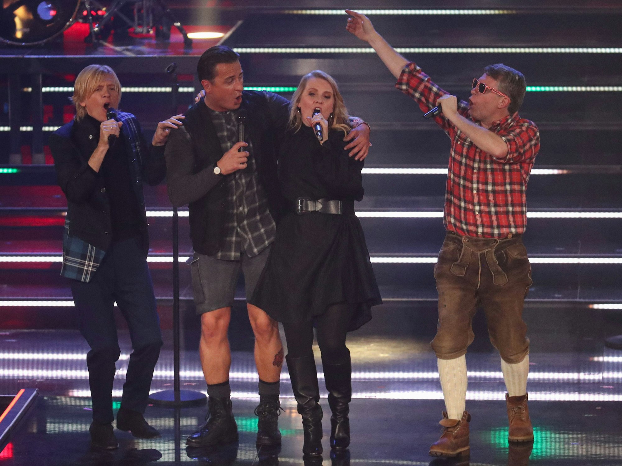 The Kelly Family und Andreas Gabalier traten zusammen auf.