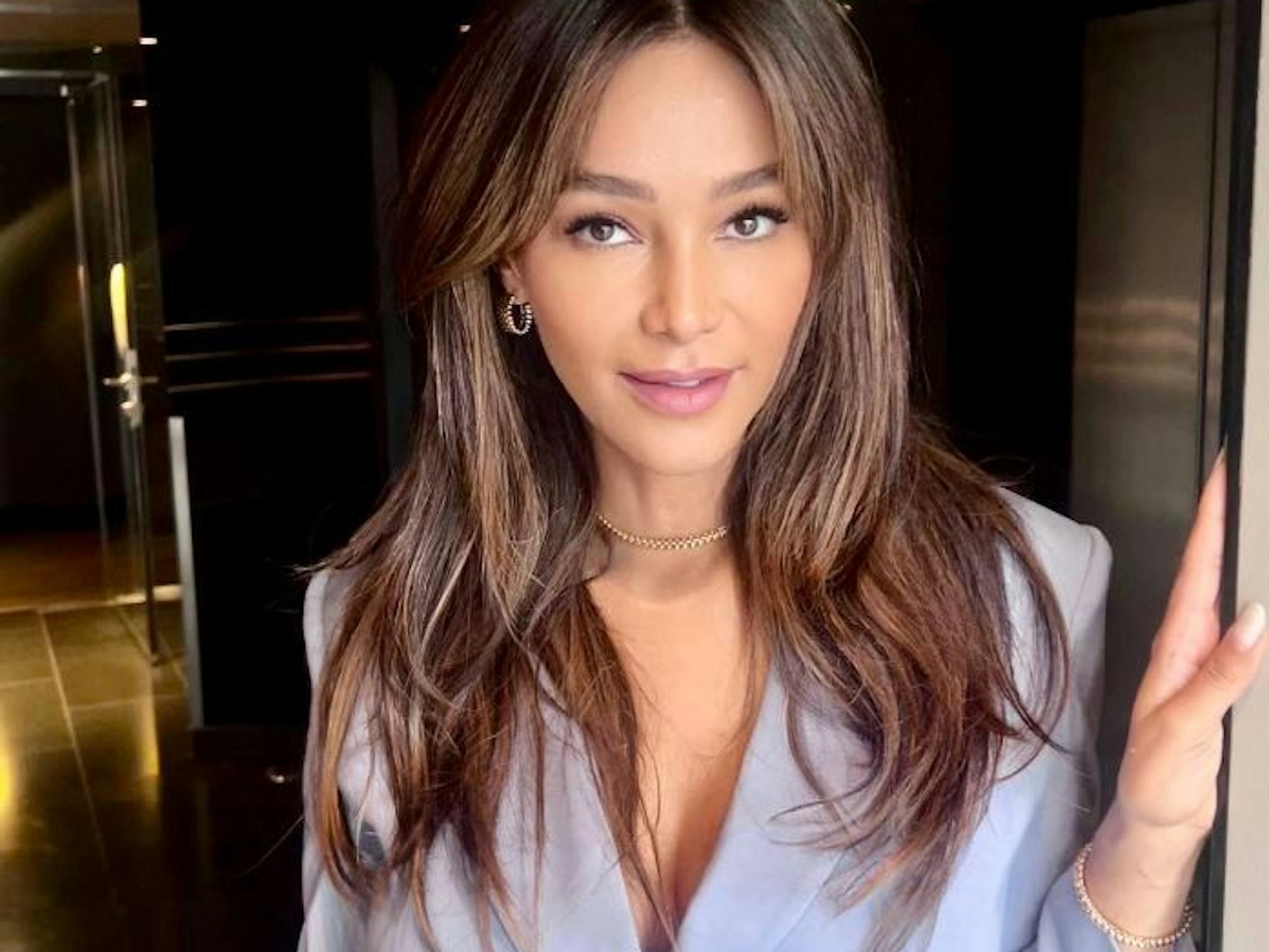 Verona Pooth posiert auf Instagram.