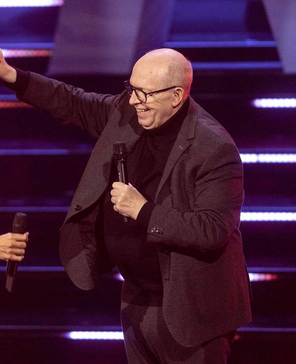Florian Silbereisen und Rainer Calmund bei der Aufzeichnung der TV-Show Das grosse Schlagerjubiläum 2022.