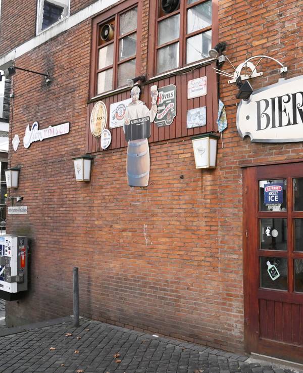 Der Eingang zum Biermuseum in der Kölner Altstadt.