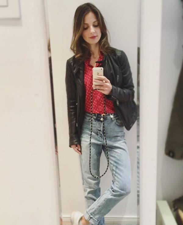 Romina Langenhan auf einem Instagram-Selfie aus dem jahr 2019.
