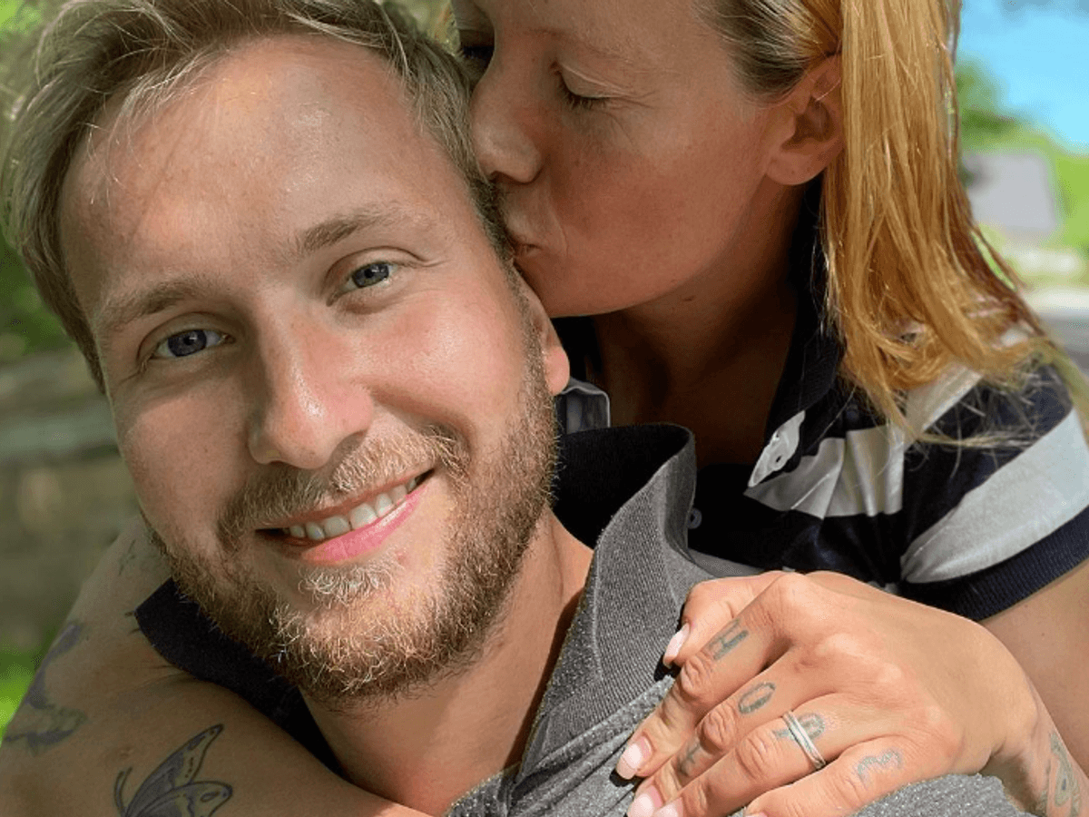 Nils Dwortzak und seine Landwirtin Denise Munding.