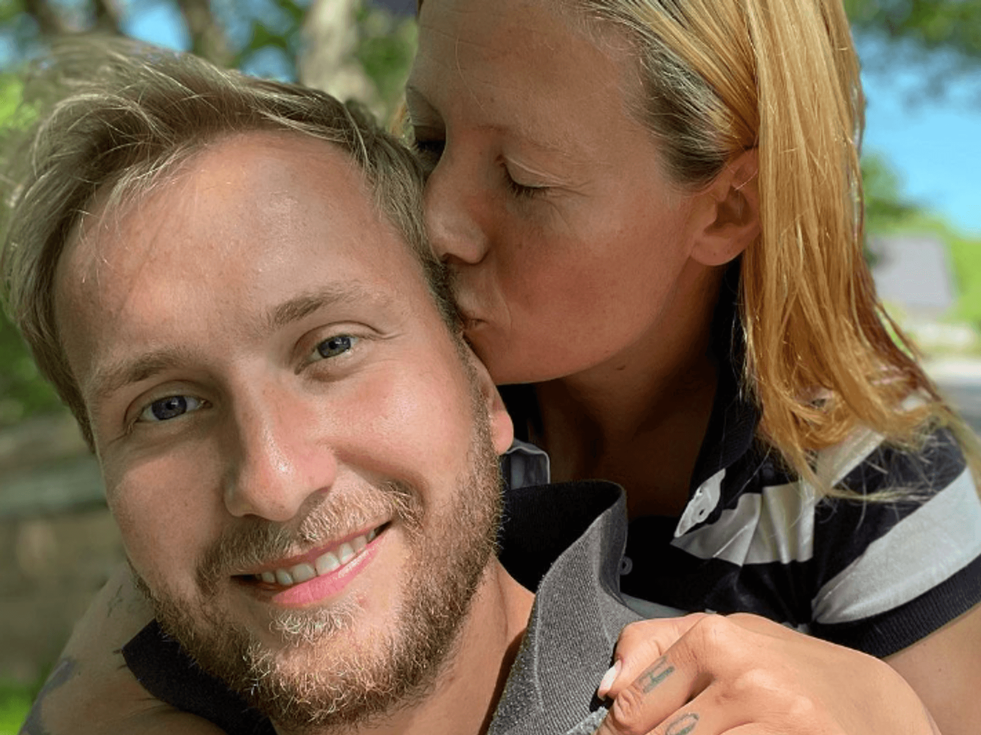 Nils Dwortzak und seine Landwirtin Denise Munding.