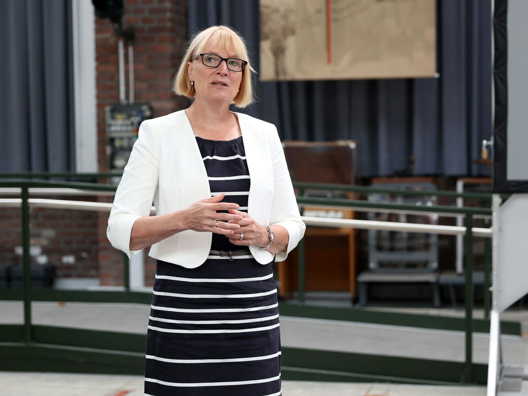 Stefanie Haaks spricht.