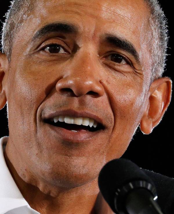Barack Obama gestikuliert