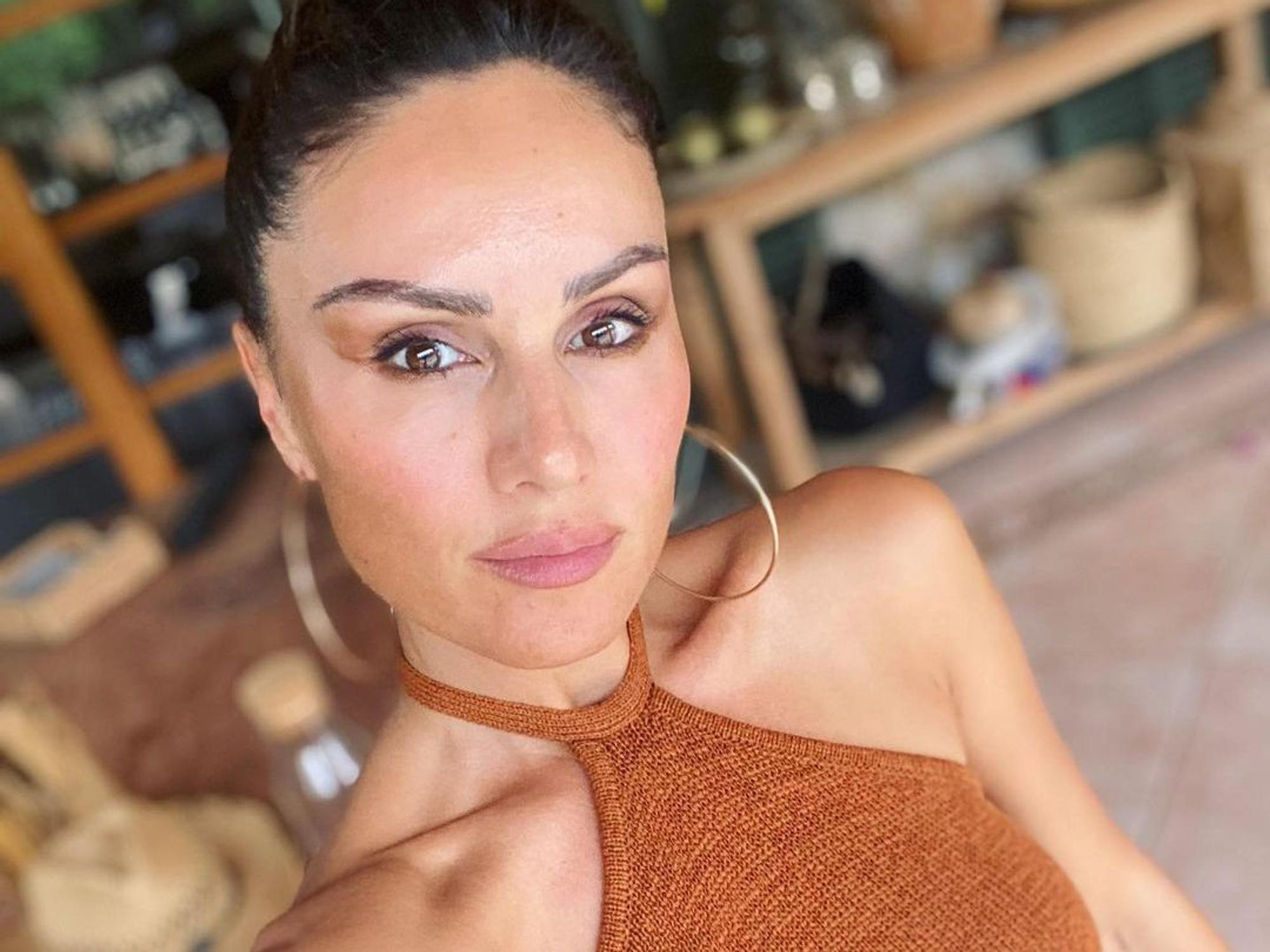Nazan Eckes auf einem Instagram-Selfie vom Juni 2021.