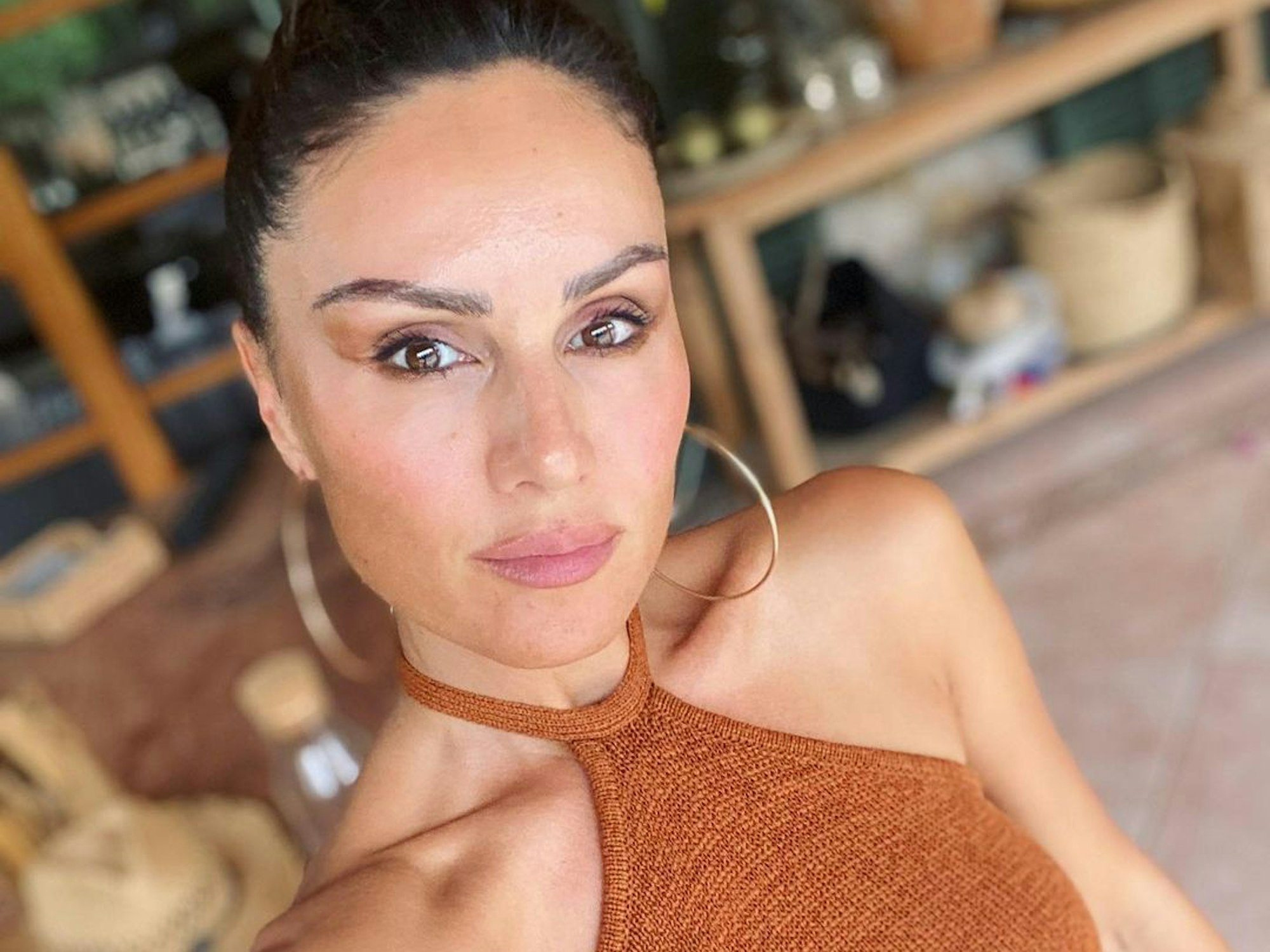 Nazan Eckes auf einem Instagram-Selfie vom Juni 2021.