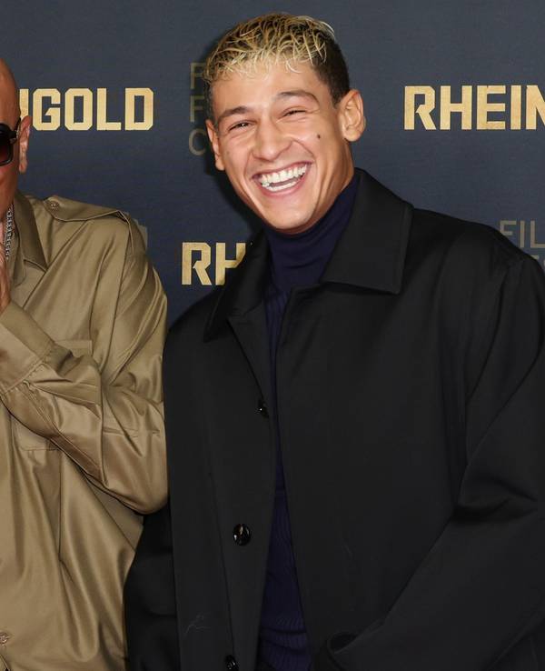 Xatar und Emilio Sakraya bei der Rheingold Premiere in Köln.