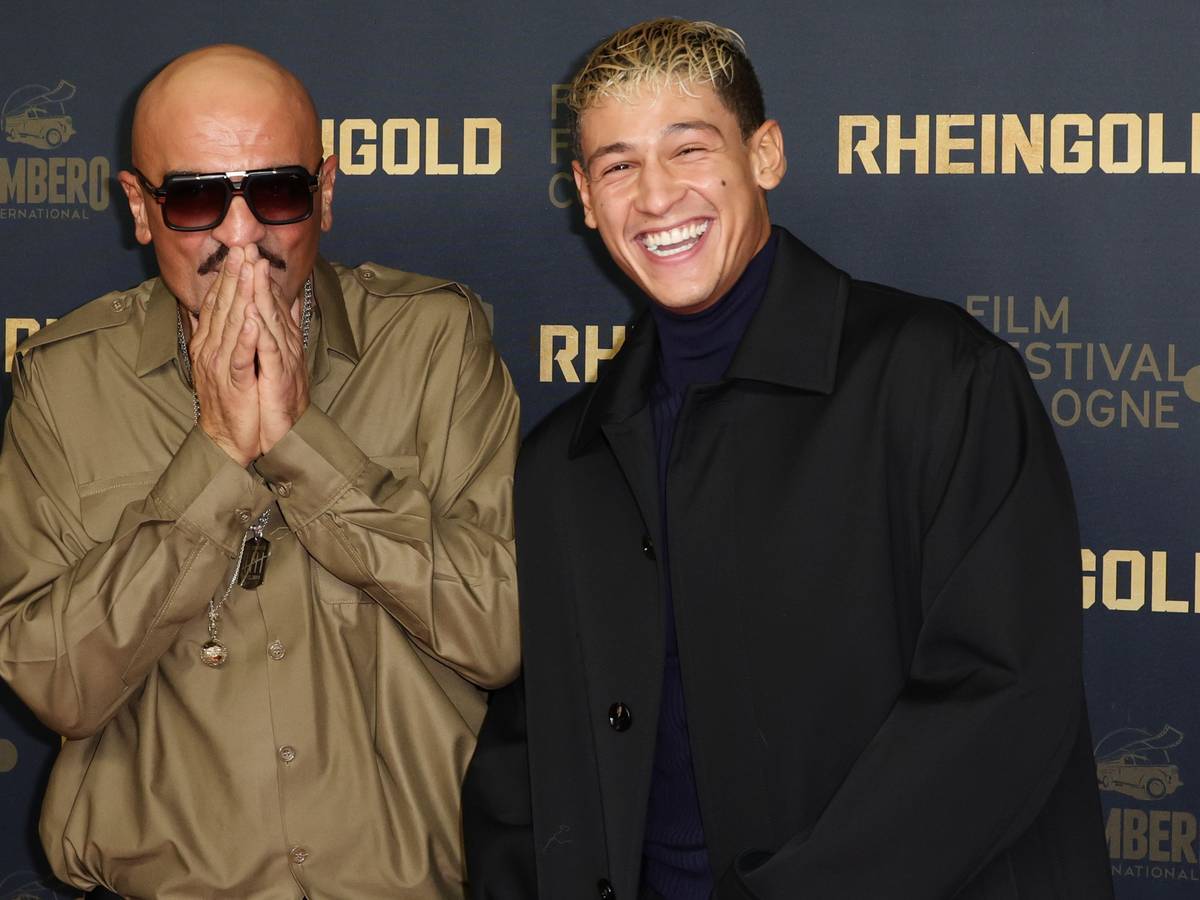 Xatar und Emilio Sakraya bei der Rheingold Premiere in Köln.