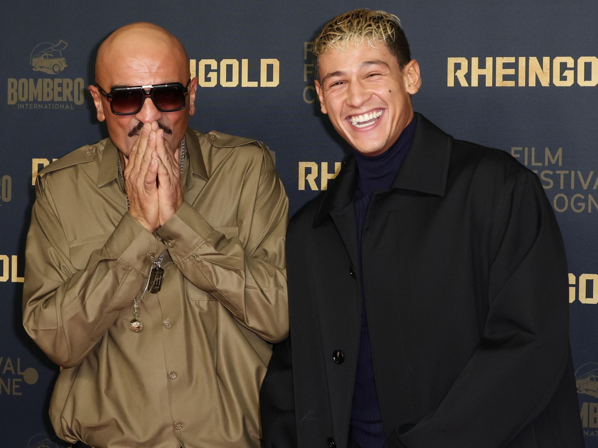Xatar und Emilio Sakraya bei der Rheingold Premiere in Köln.
