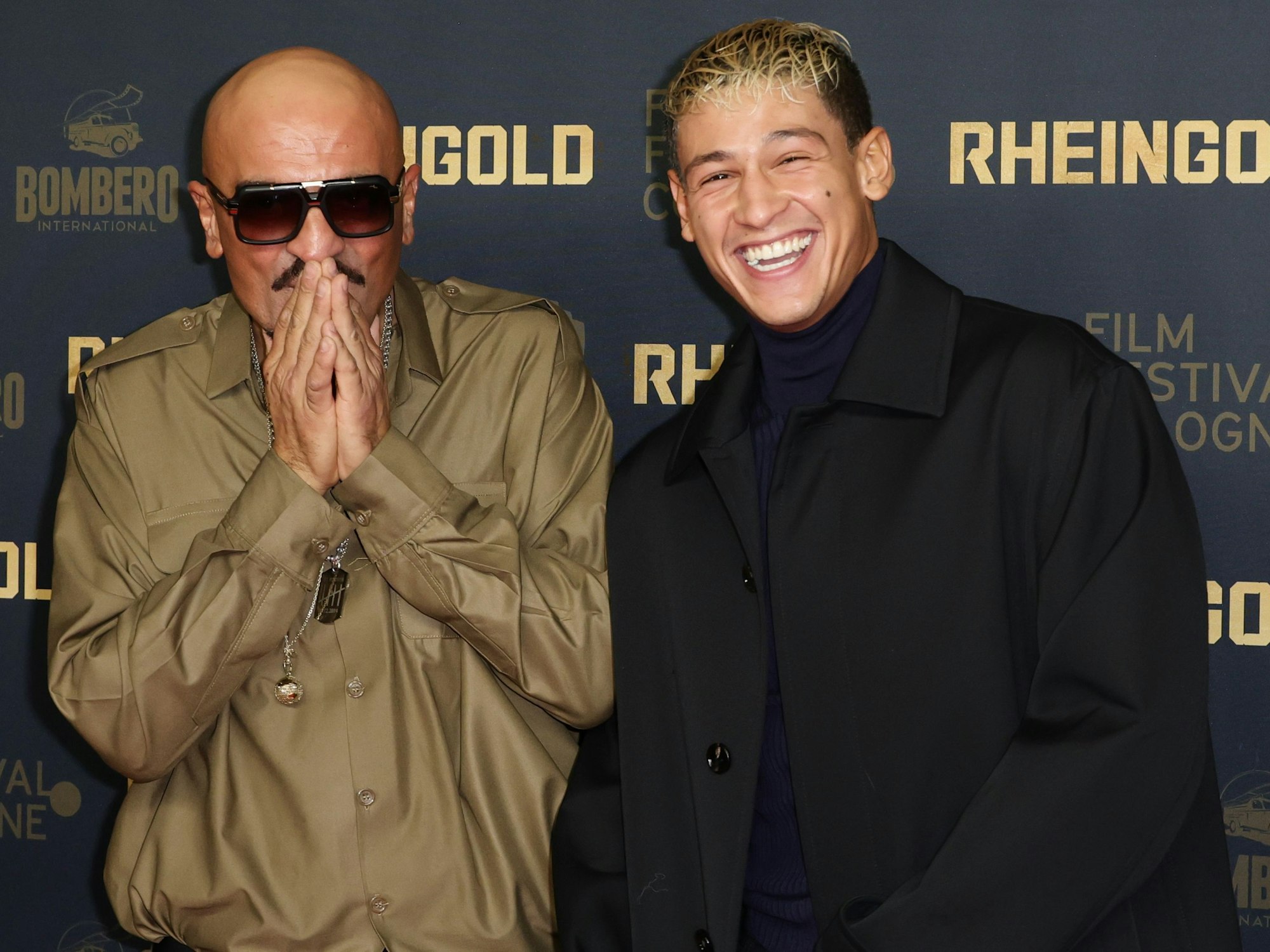 Xatar und Emilio Sakraya bei der Rheingold Premiere in Köln.