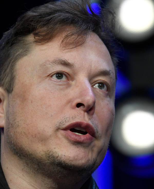 ARCHIV - 09.03.2020, USA, Washington: Elon Musk, CEO von Tesla und SpaceX, spricht auf der SATELLITE-Konferenz und -Ausstellung in Washington. Foto: Susan Walsh/AP/dpa +++ dpa-Bildfunk +++