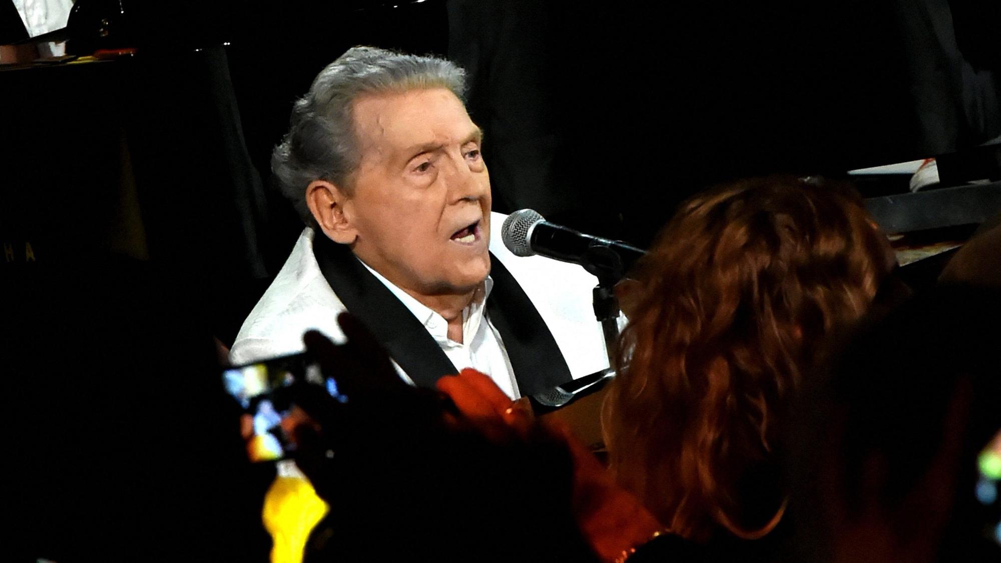 Jerry Lee Lewis performt 2017 in Nashville.