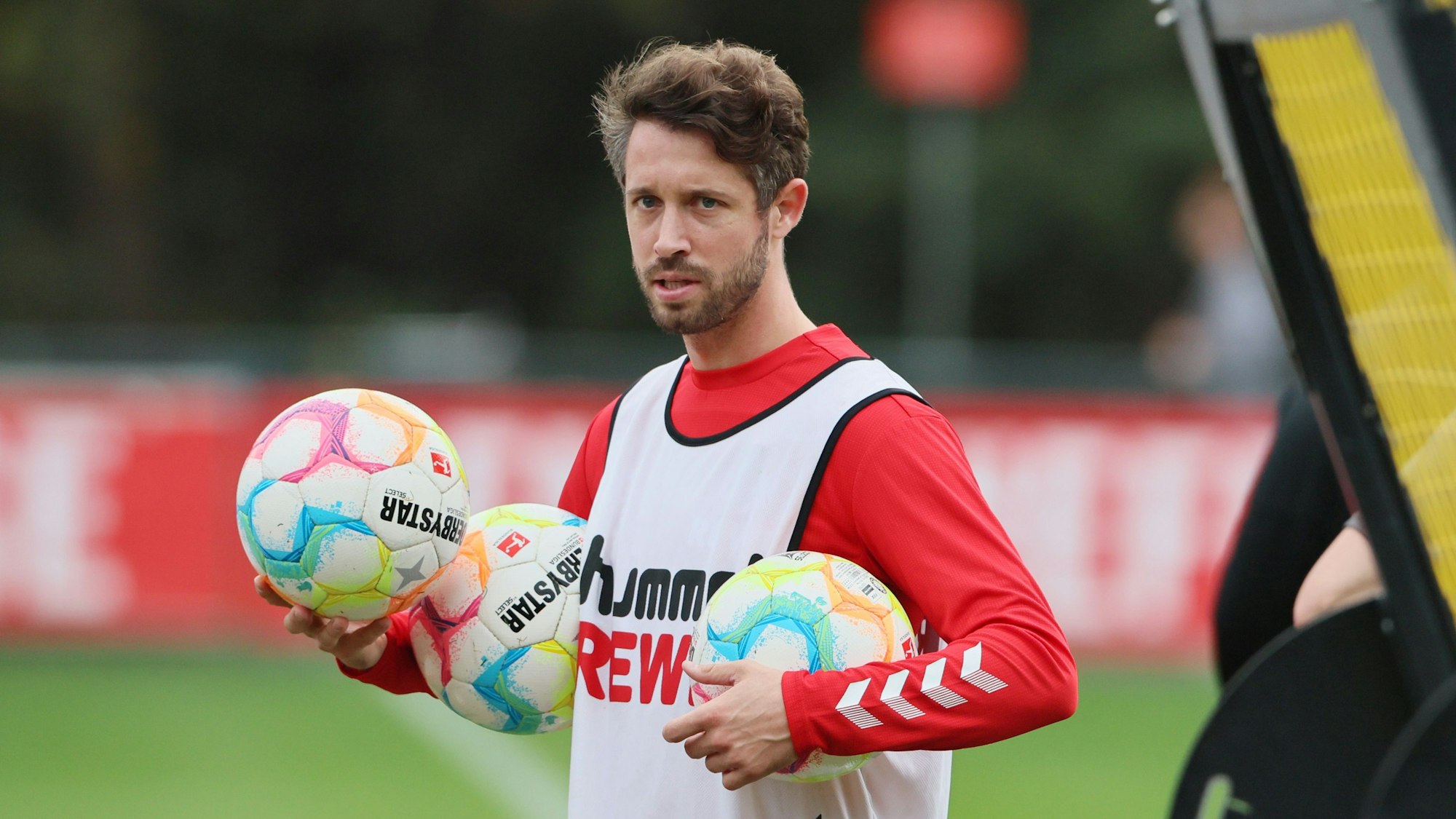 Mark Uth am Samstag (29. Oktober 2022) beim Abschlusstraining vor dem Heimspiel des 1. FC Köln gegen die TSG Hoffenheim