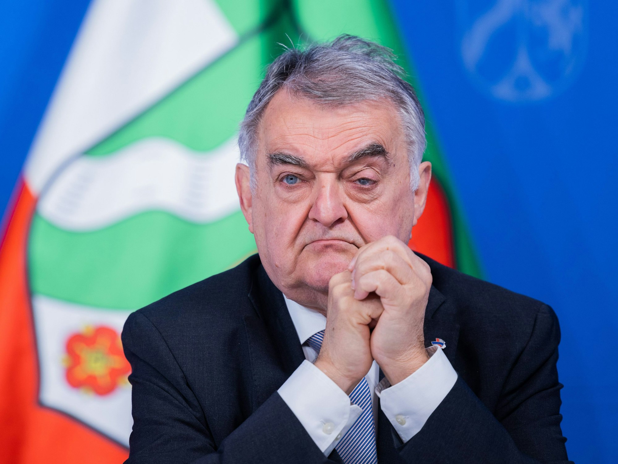 Innenminister Reul (hier am 11. Oktober 2022) hat vor Halloween an die Bürgerinnen und Bürger appelliert.