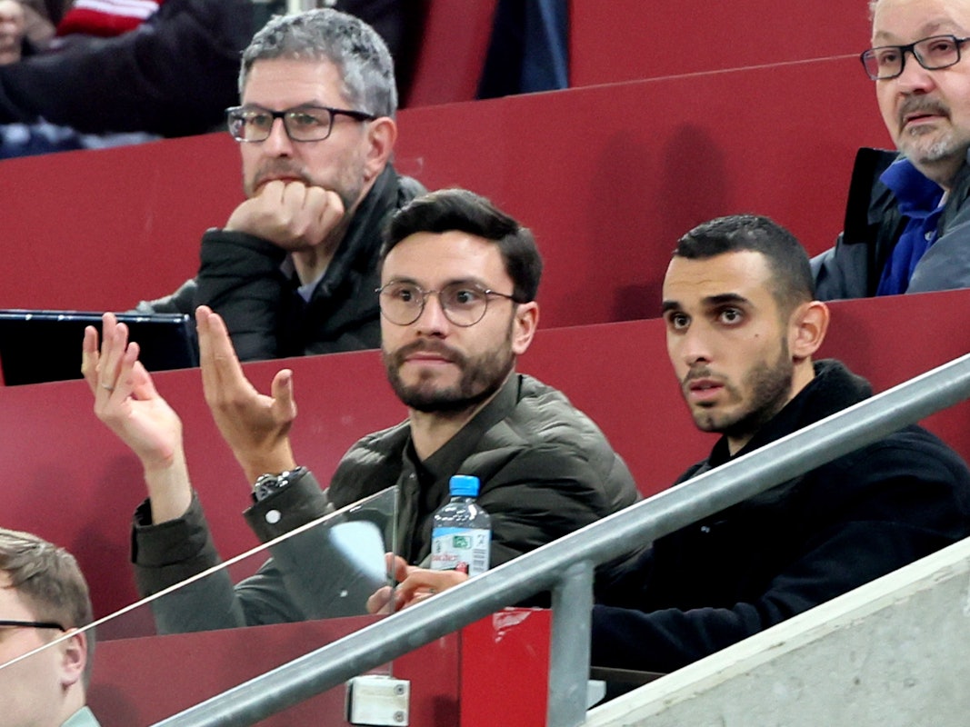 Die verletzten Ellyes Skhiri und Jonas Hector verfolgten das Spiel des 1. FC Köln gegen die TSG Hoffenheim von der Tribüne aus.