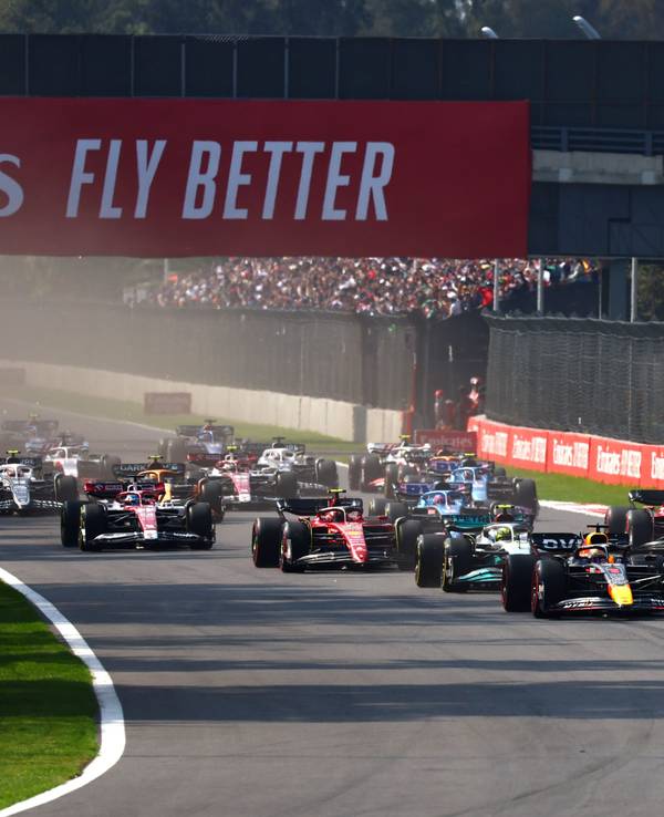 Das Fahrerfeld beim Grand Prix in Mexiko.