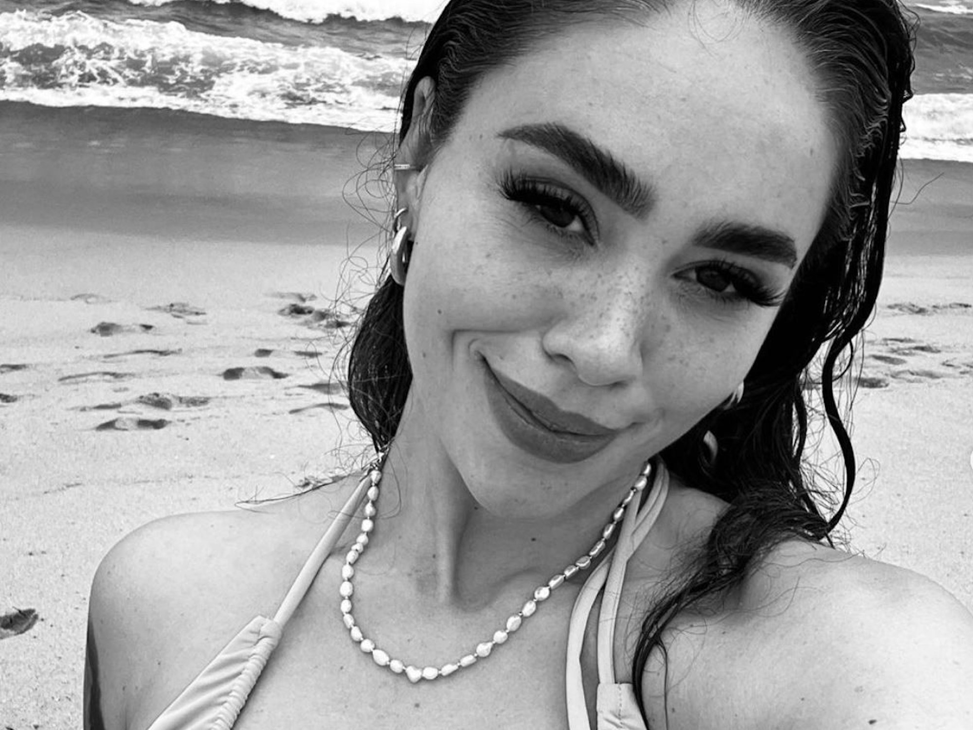 Melissa Damilia posiert für ein Instagram-Selfie, welches sie am 19. Juni 2022 postete.