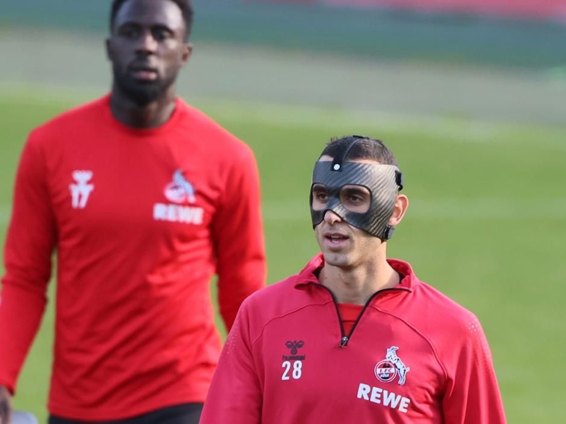 Ellyes Skhiri vom 1. FC Köln am 2. November 2022 am Geißbockheim.