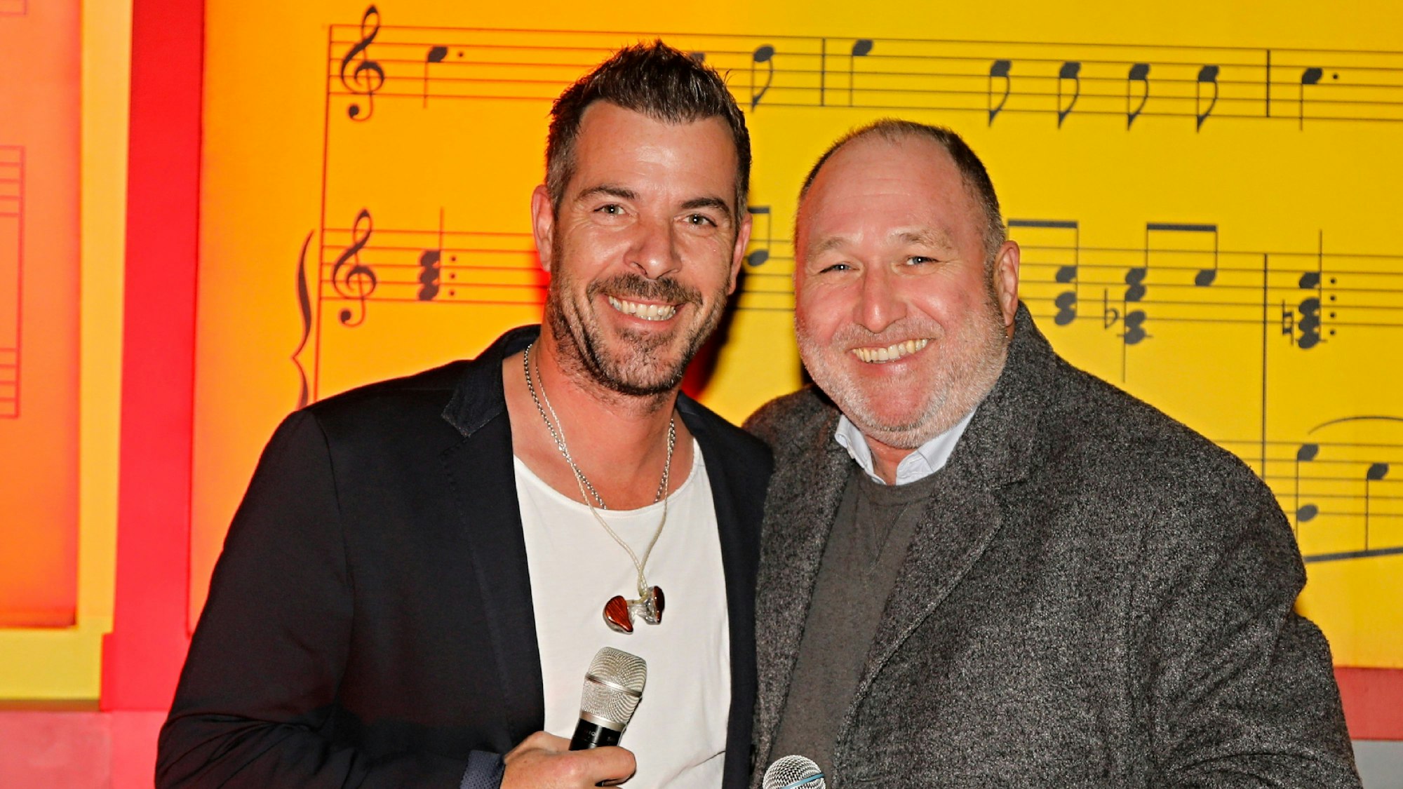 Willi Ostermann Präsident Ralf Schlegelmilch (r.) und Torben Klein