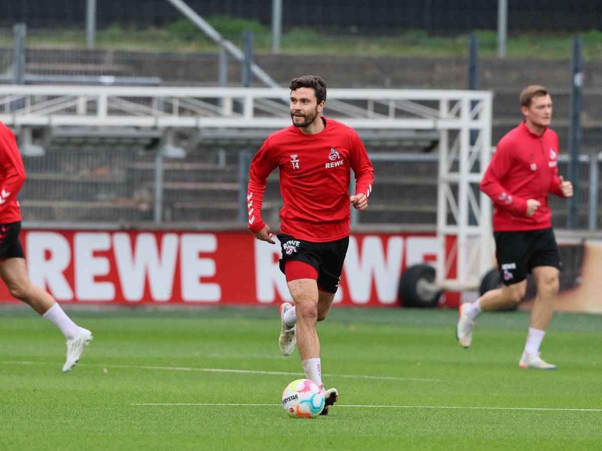 Jonas Hector im Training des 1. FC Köln.