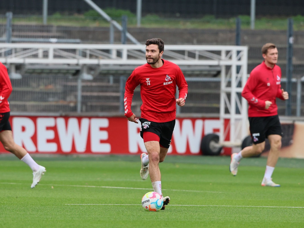 Jonas Hector im Training des 1. FC Köln.