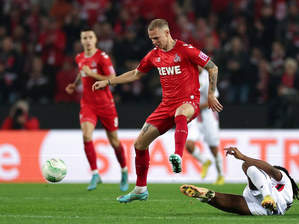 Ondrej Duda traf für den 1. FC Köln am Donnerstag (3. November 2022) zum 2:2 gegen OGC Nizza.