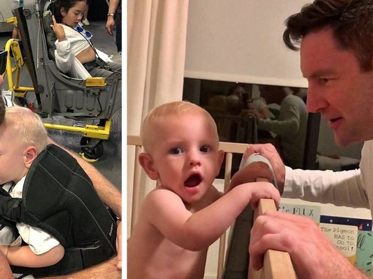 Ein Vater aus Arizona überrascht seinen elf Monate alten Sohn Theo mit krasser Veränderung.