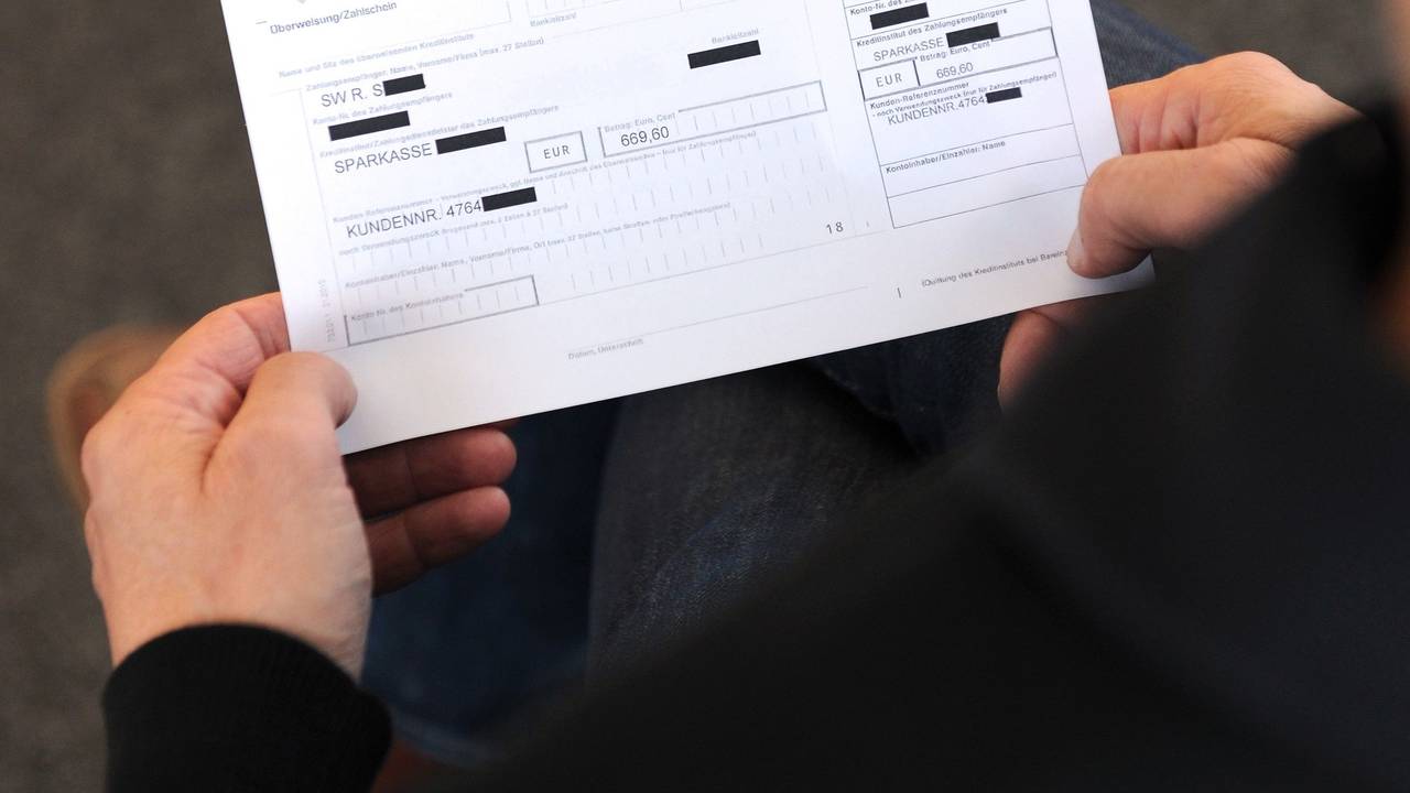 Eine gefälschte Stromrechnung aus dem Jahr 2010.