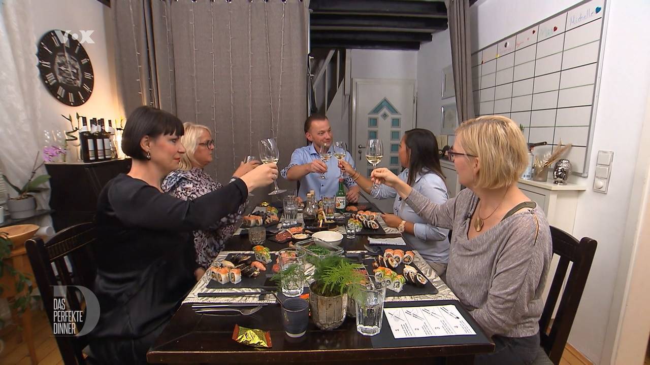 Das selbstgerollte Sushi von Sascha macht allein optisch was her – und es schmeckt auch.