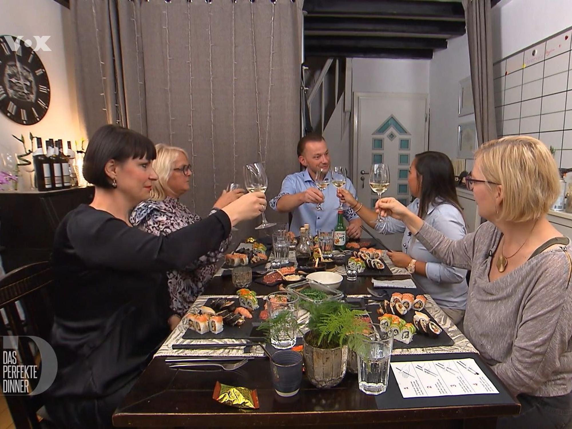 Das selbstgerollte Sushi von Sascha macht allein optisch was her – und es schmeckt auch.
