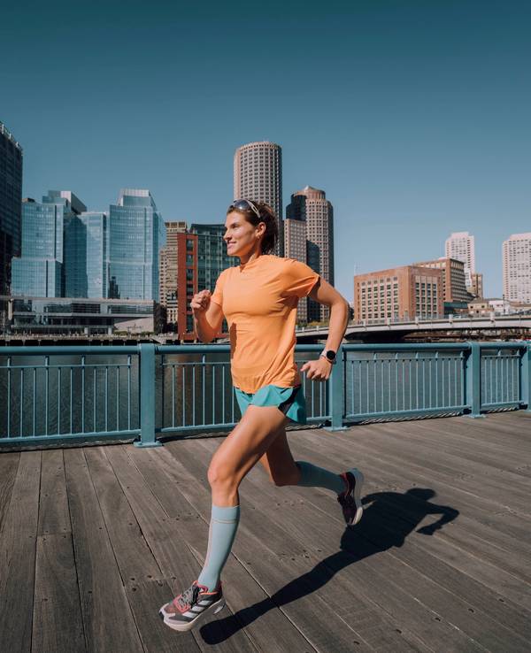 Andrea Kruse läuft von Boston nach New York.