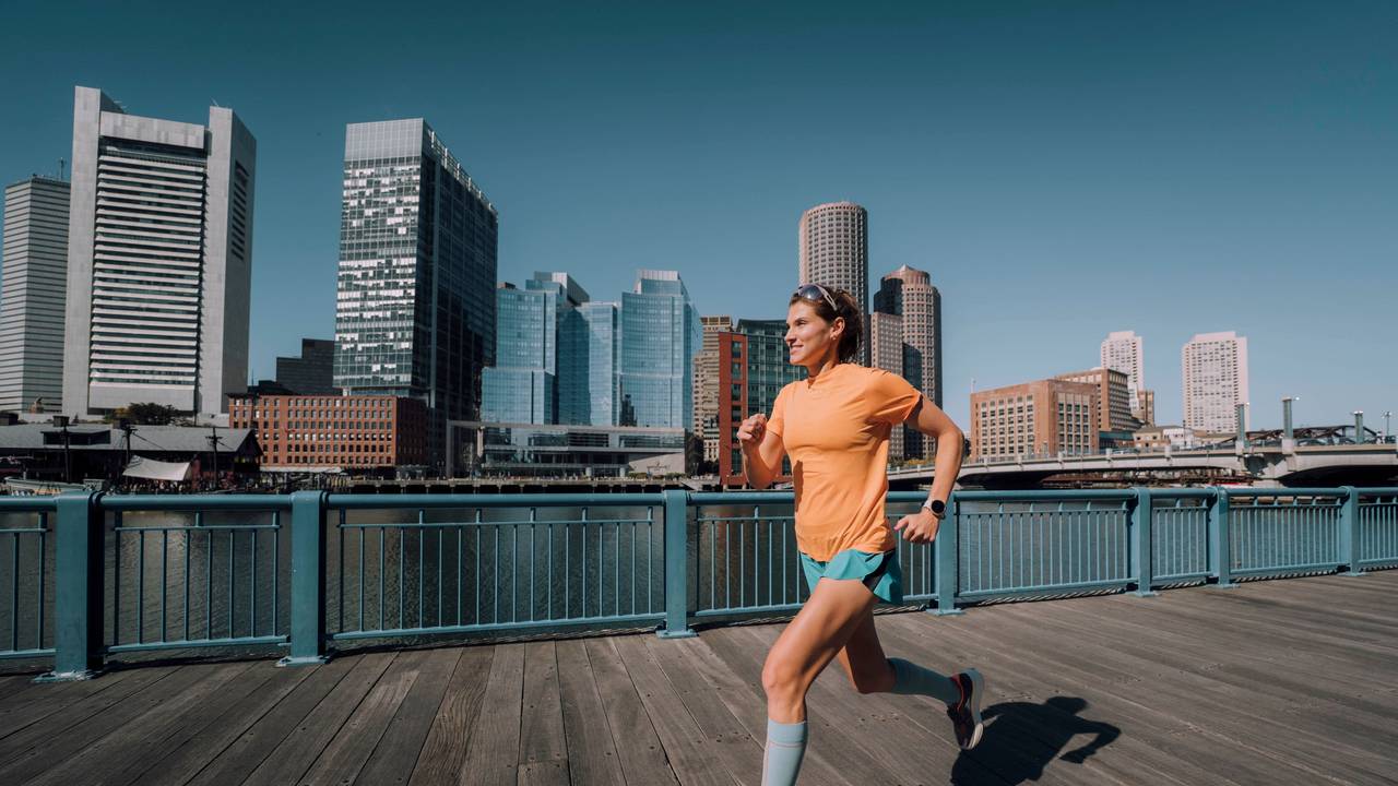 Andrea Kruse läuft von Boston nach New York.