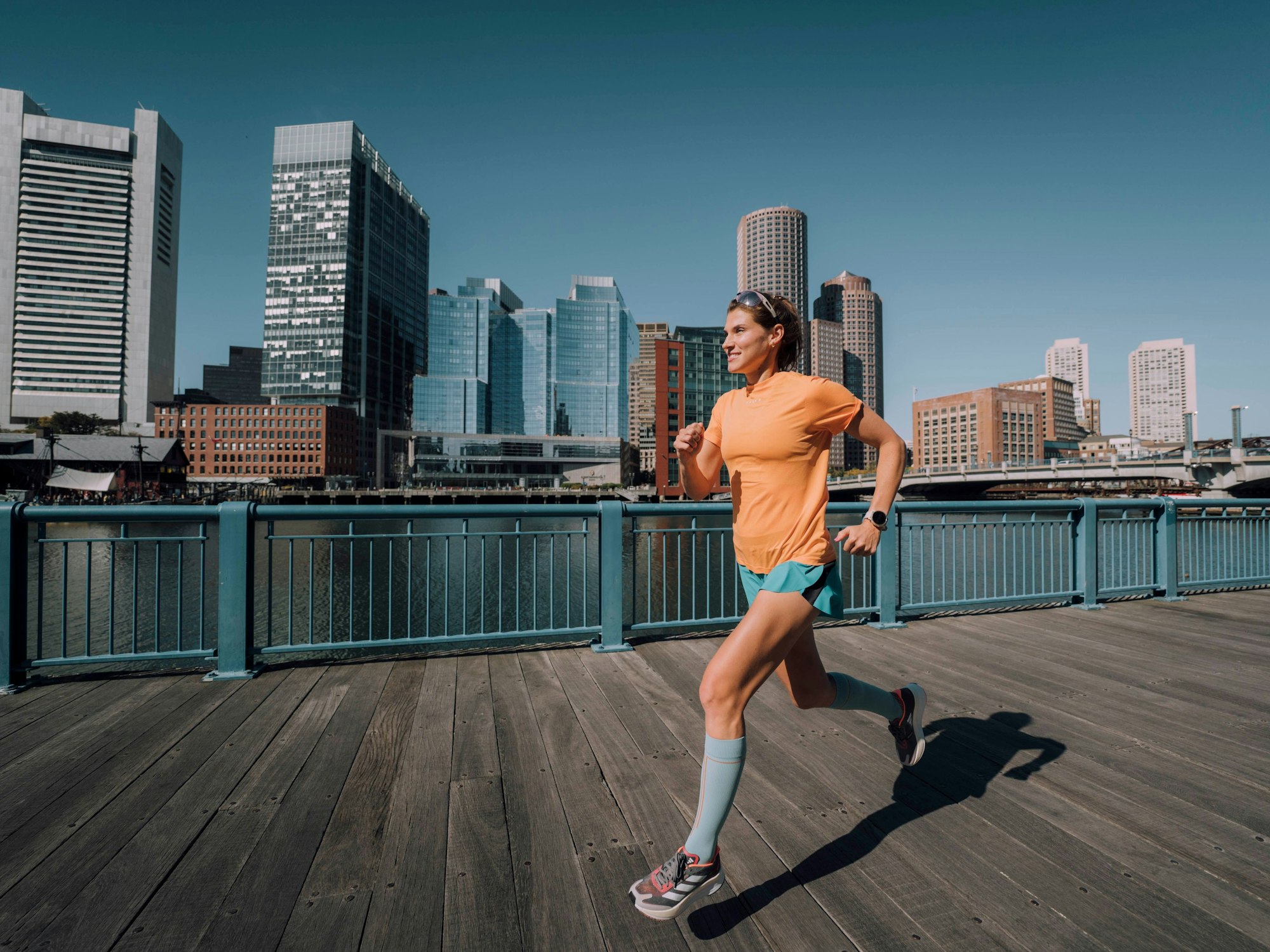 Andrea Kruse läuft von Boston nach New York.