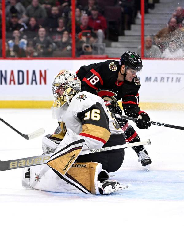 NHL: Tim Stützle trifft gegen die Vegas Golden Nights, verliert am Ende aber trotzdem mit den Ottawa Senators.