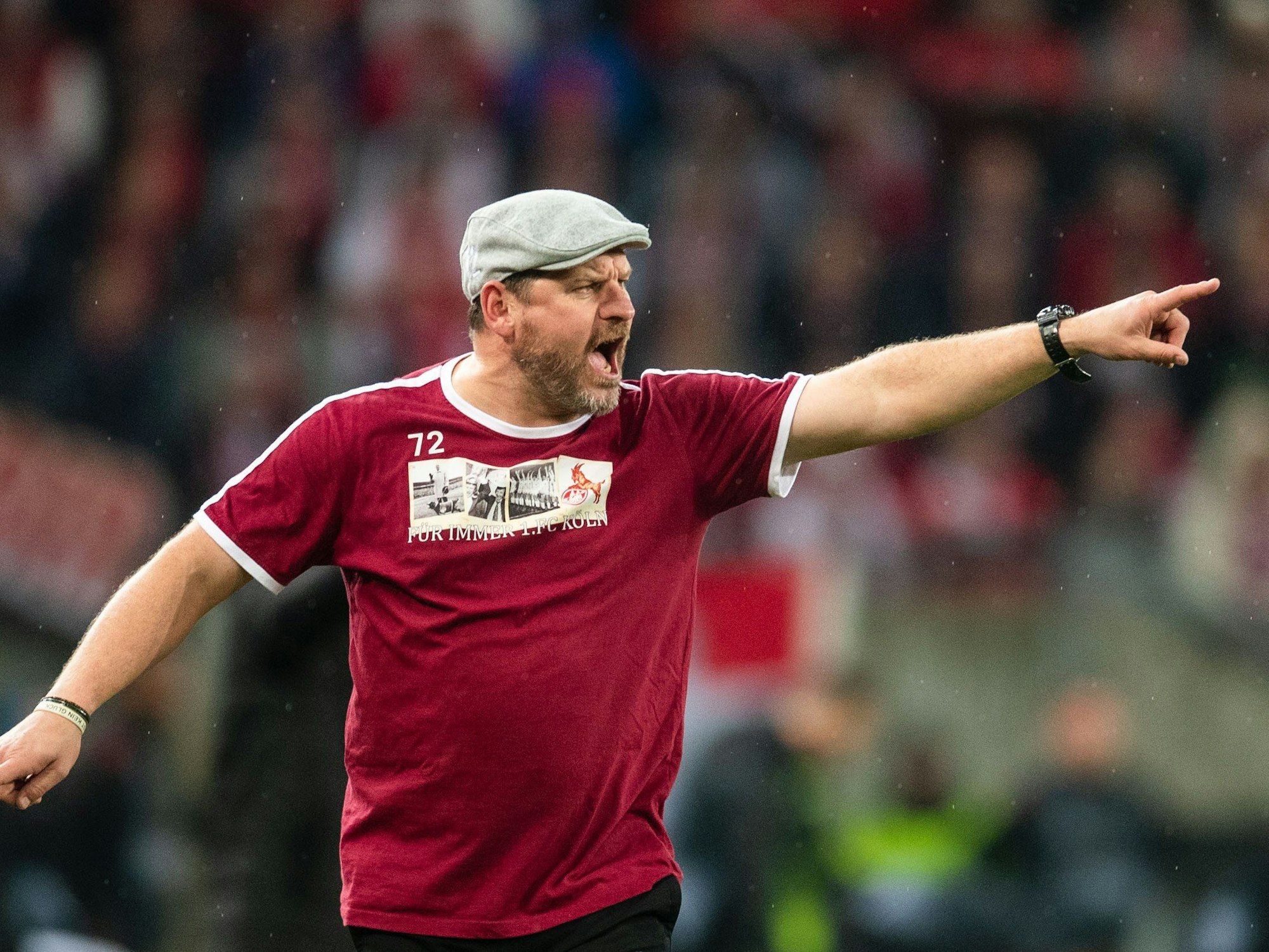 Steffen Baumgart beim Spiel gegen den OGC Nizza.