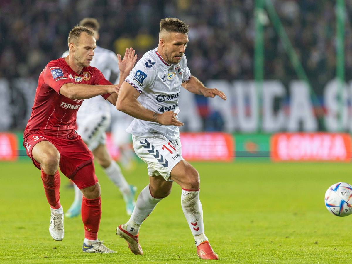 Lukas Podolski in Aktion.