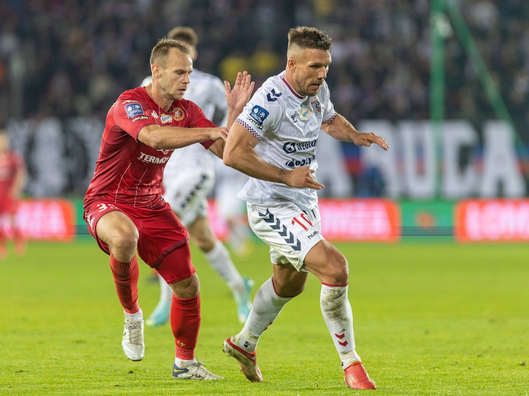 Lukas Podolski in Aktion.