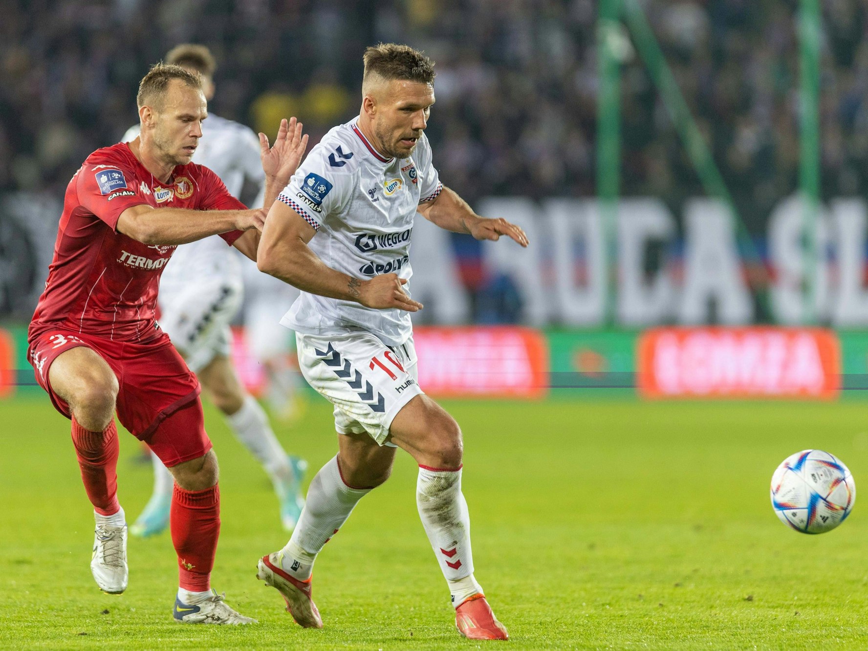 Lukas Podolski in Aktion.