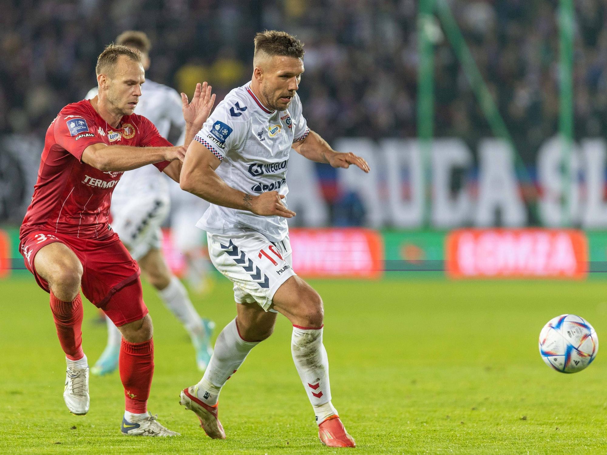 Lukas Podolski in Aktion.