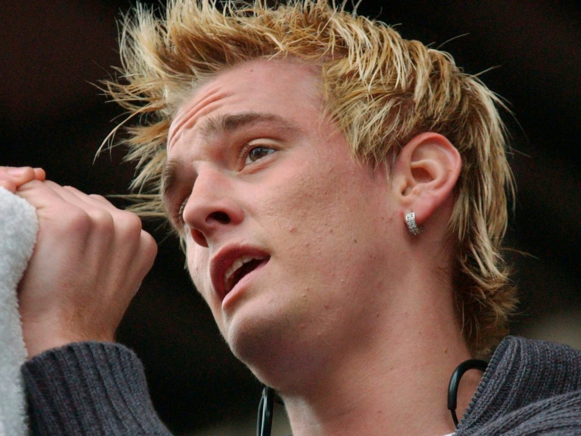 Aaron Carter ist tot – hier ein Foto von einem Auftritt im Dezember 2004 in Boston.
