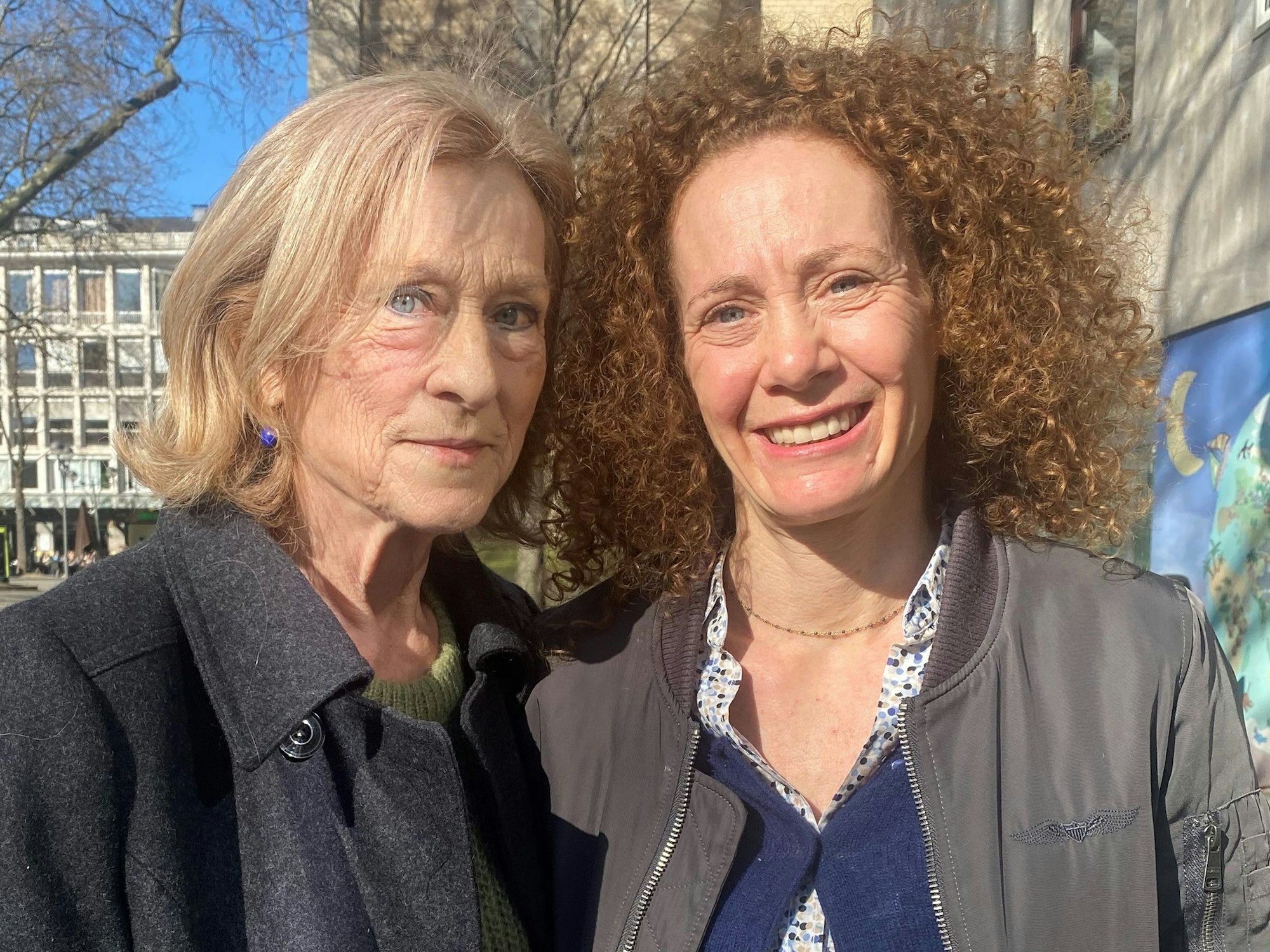 Gisela Päffgen und ihre Tochter Anne.