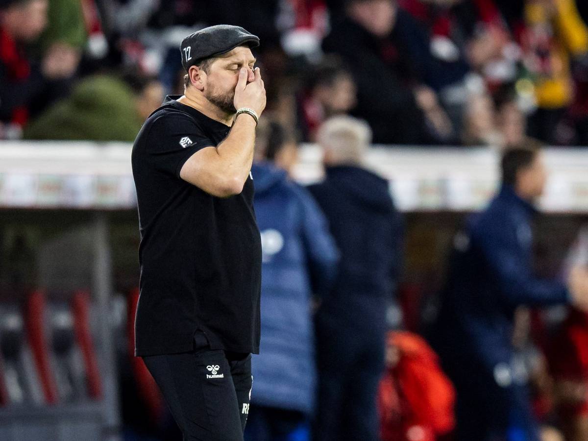 Steffen Baumgart nach der 0:2-Niederlage gegen den SC Freiburg am 6. November 2022.