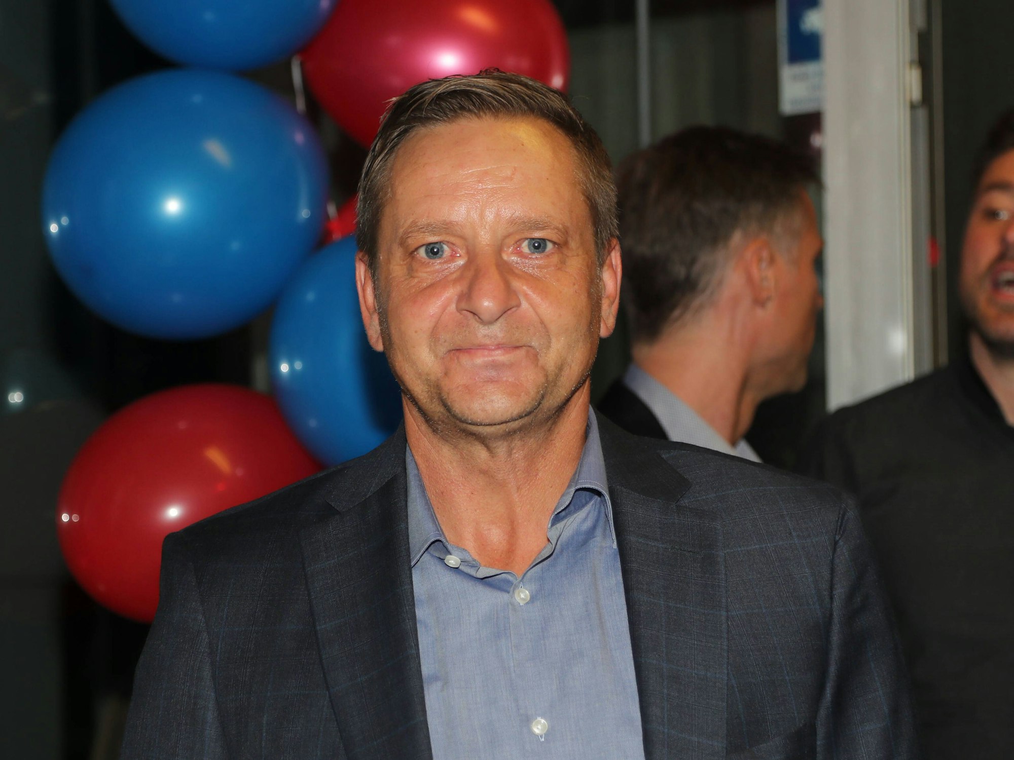 Horst Heldt beim Legendenspiel in München.