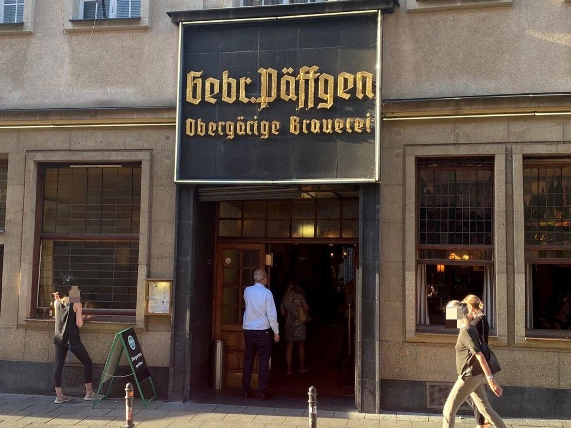 Das Brauhaus Päffgen an der Friesenstraße in Köln im September 2022.